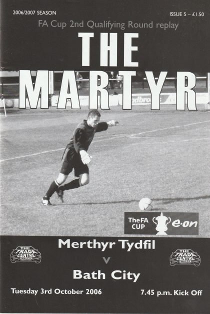 Merthyr Tydfil v Bath City 03-Oct-2006