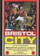 Bristol City v Brighton & Hove Albion  05-Nov-2016