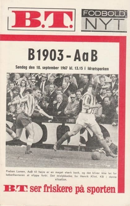 B1903 Copenhagen v Aalborg   10-Sep-1967