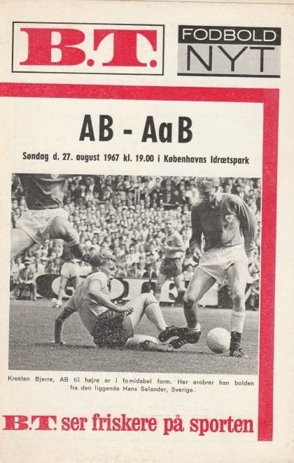 Akademisk Boldklub Gladsaxe v Aab Alborg  27-Aug-1967