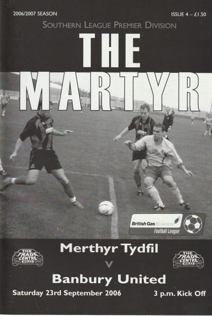 Merthyr Tydfil v Banbury United 23-Sep-2006