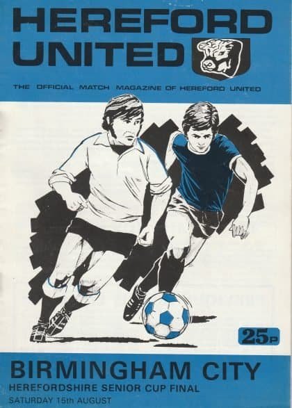 Hereford United v Birmingham City 15-Aug-1980