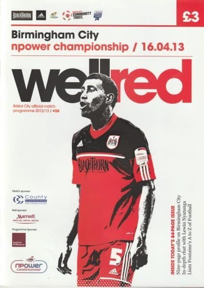Bristol City v Birmingham City  16-Apr-2013