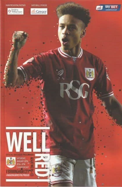 Bristol City v Birmingham City  30-Jan-2016