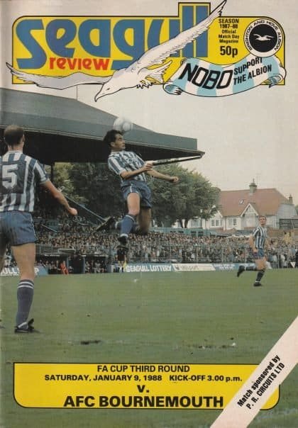 Brighton and Hove Albion v AFC Bournemouth 09-Jan-1988