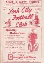 York City v Bradford Park Avenue 30-Aug-1958