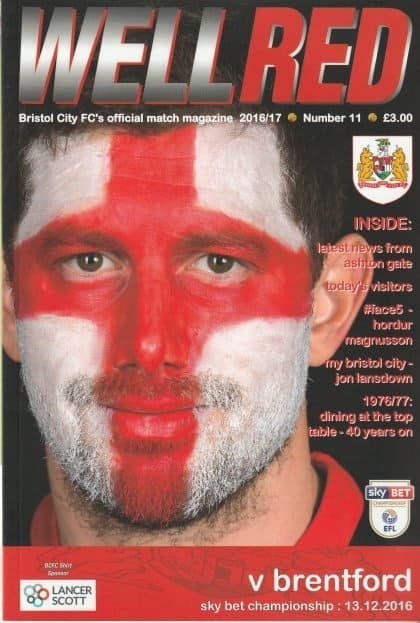 Bristol City v Brentford  13-Dec-2016