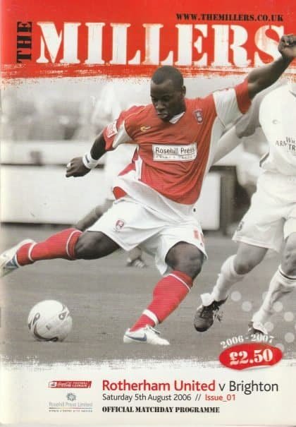 Rotherham United v Brighton & Hove Albion 05-Aug-2006