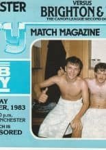 Manchester City v Brighton & Hove Albion  12-Nov-1983