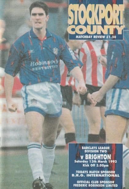 Stockport County v Brighton & Hove Albion 13-Mar-1993
