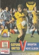 Oxford United v Brighton & Hove Albion 25-Mar-1995