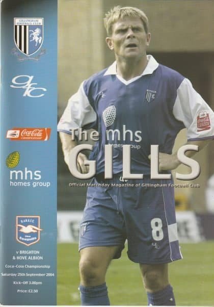 Gillingham v Brighton and Hove Albion 25-Sep-2004