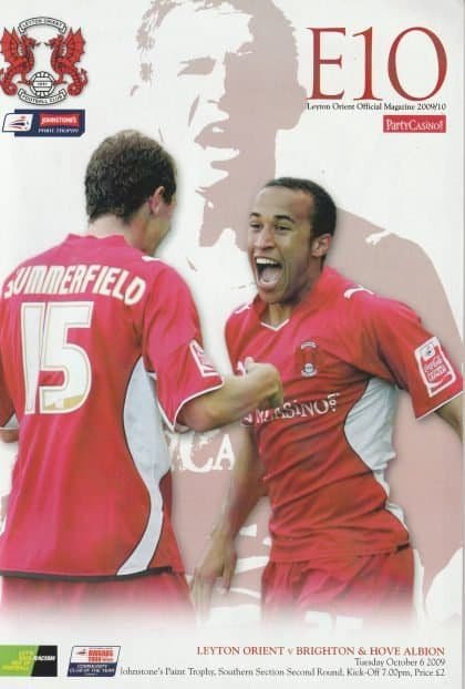 Leyton Orient v Brighton & Hove Albion 06-Oct-2009