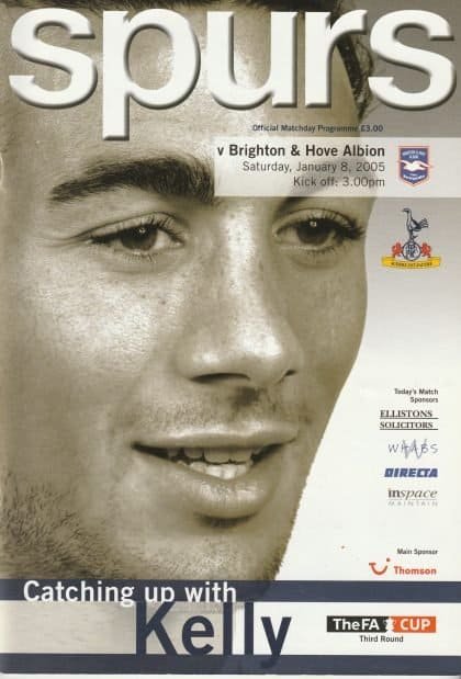 Tottenham Hotspur v Brighton & Hove Albion  08-Jan-2005