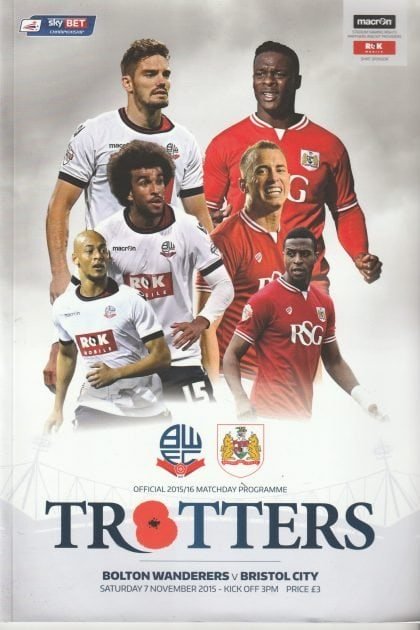 Bolton Wanderers v Bristol City 07-Nov-2015