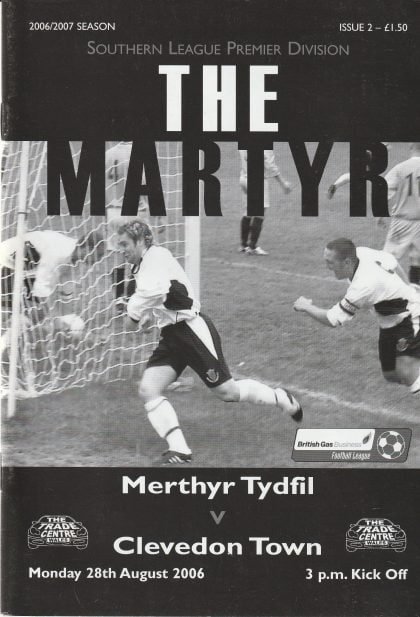 Merthyr Tydfil v Clevedon Town 28-Aug-2006
