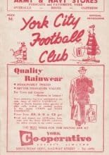 York City v Crystal Palace 13-Sep-1958