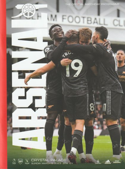 Arsenal v Crystal Palace 19-Mar-2023