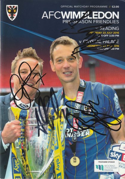 AFC Wimbledon v Reading 23-Jul-2016