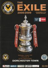 Newport County v Dorchester Town  01-Oct-2008