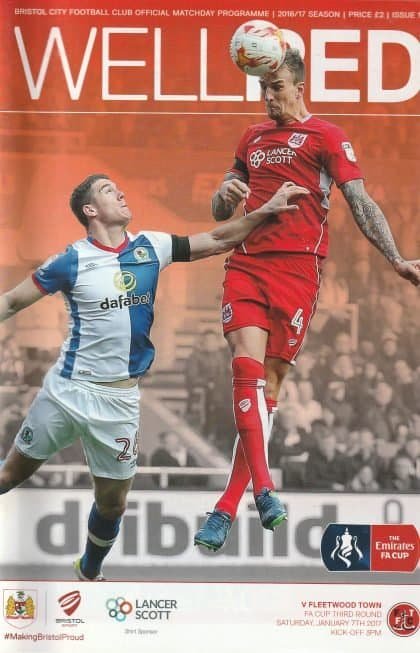 Bristol City v Fleetwood Town  07-Jan-2017