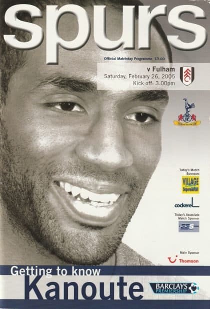 Tottenham Hotspur v Fulham  26-Feb-2005