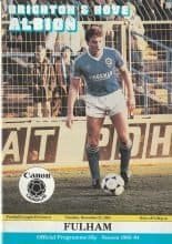 Brighton & Hove Albion v Fulham 27-Dec-1983