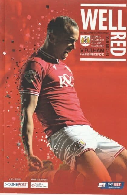 Bristol City v Fulham  31-Oct-2015