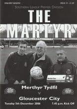 Merthyr Tydfil v Gloucester City  05-Dec-2006