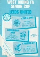 Leeds United v Huddersfield Town 03-Aug-1987