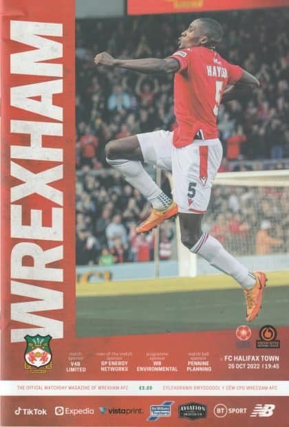 Wrexham v FC Halifax Town  25-Oct-2022