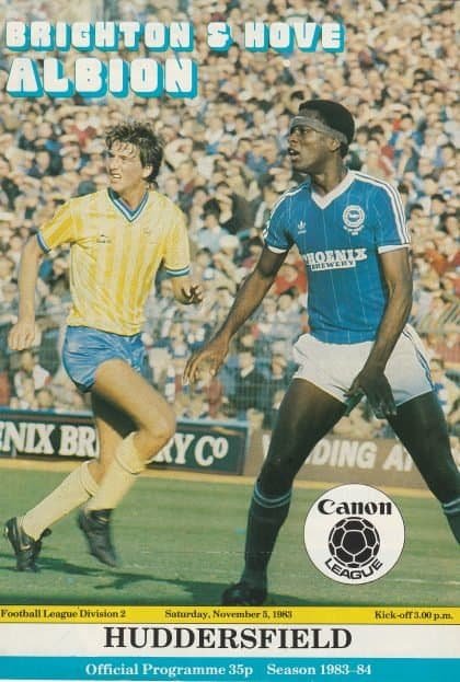 Brighton & Hove Albion v Huddersfield Town 05-Nov-1983