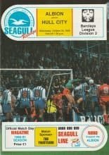 Brighton & Hove Albion v Hull City 24-Oct-1990