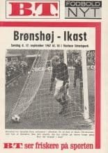Brønshøj BK v Ikast   17-Sep-1967