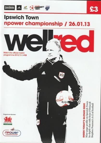 Bristol City v Ipswich Town 26-Jan-2013