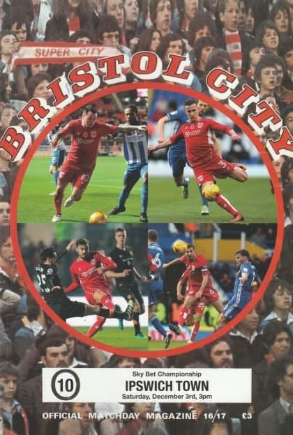 Bristol City v Ipswich Town 03-Dec-2016