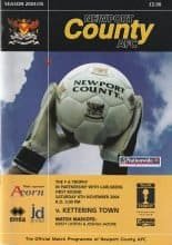 Newport County v Kettering Town 06-Nov-2004