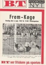 Frem v Køge   06-Sep-1967