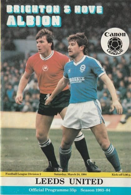 Brighton & Hove Albion v Leeds United 24-Mar-1984