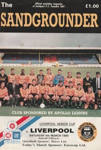 Southport v Liverpool  04-Mar-1995
