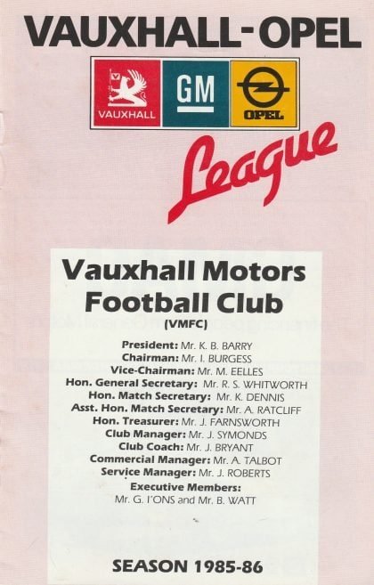 Vauxhall Motors Luton v Luton Town 21-Oct-1985
