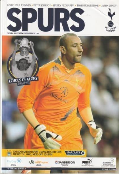 Tottenham Hotspur v Manchester City 14-Aug-2010
