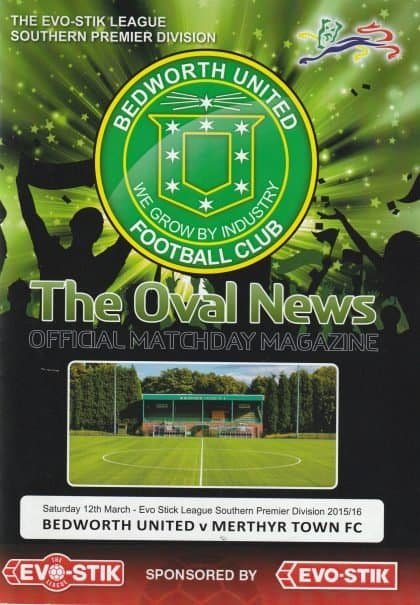 Bedworth United v Merthyr Town 12-Mar-2016