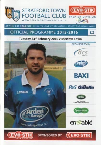 Stratford Town v Merthyr Town 23-Feb-2016