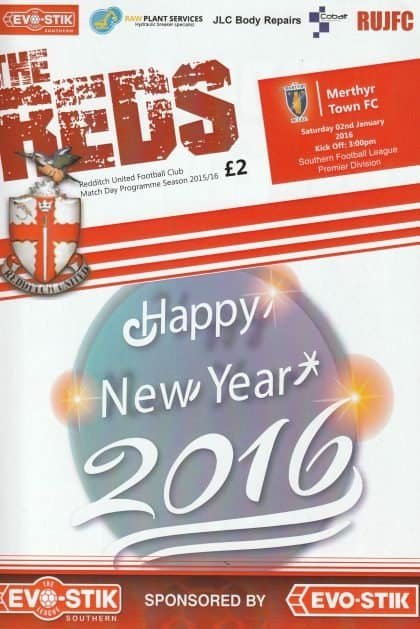 Redditch United v Merthyr Town 06-Jan-2016