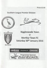 Biggleswade Town v  Merthyr Town 30-Jan-2016