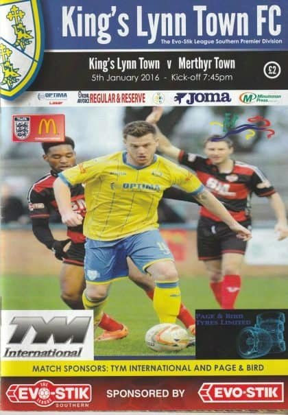 Kings Lynn v Merthyr Town  05-Jan-2016