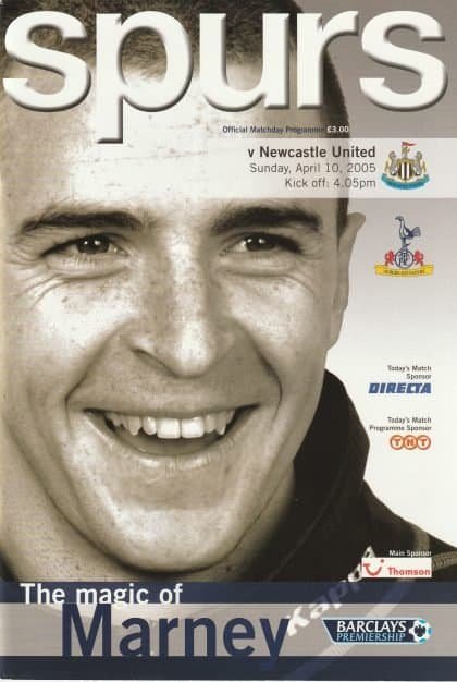 Tottenham Hotspur v Newcastle United  10-Apr-2005