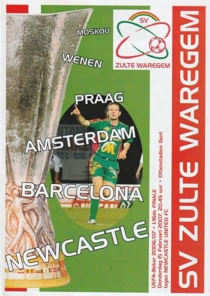 SV Zulte Waragem v Newcastle United  15-Feb-2007