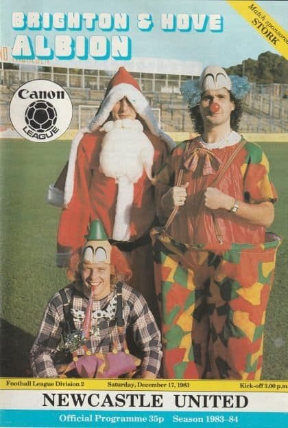 Brighton & Hove Albion v Newcastle United 17-Dec-1983